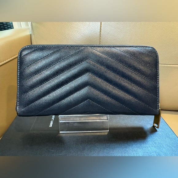 YSL Cassandre Zip Around Wallet - Picture 3 of 9